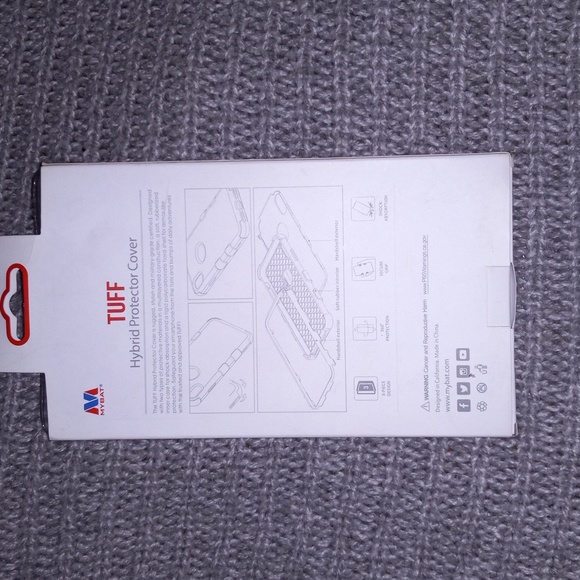 MYBAT TUFF Hybrid Protective Cover for Motorola MOTO G7 Supra/G7 Power - Picture 2 of 6